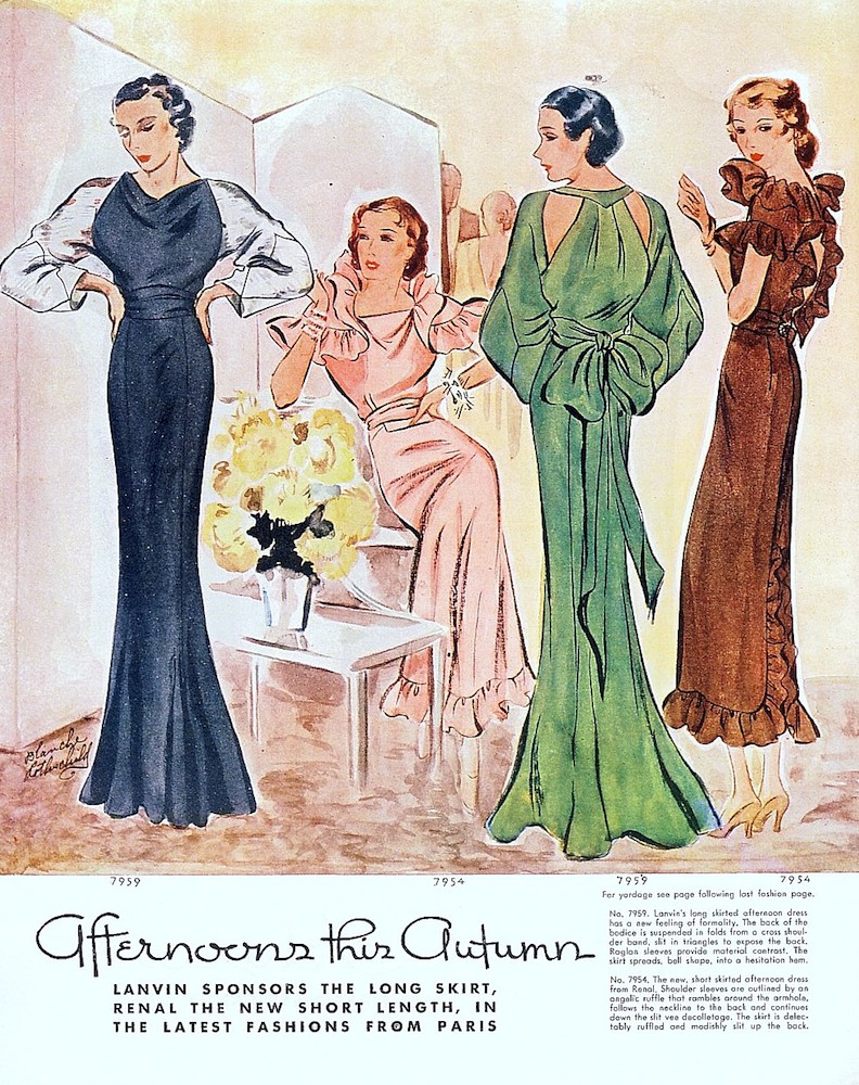 1930s Paris fashion (muscarilane.com)